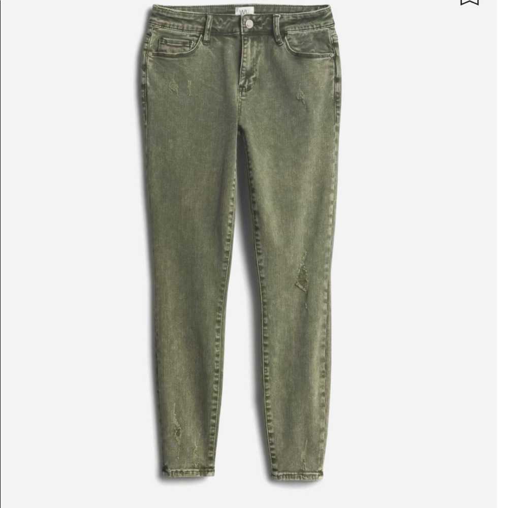 WASH LAB Distressed Jeans